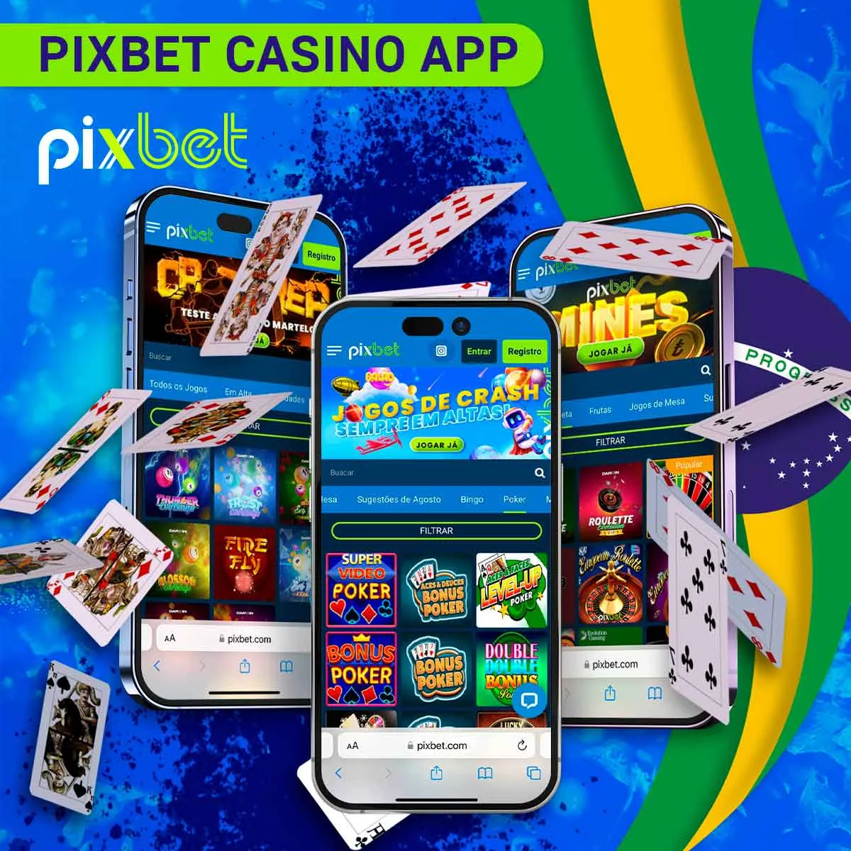 Cassino do aplicativo oficial Pixbet no Brasil?