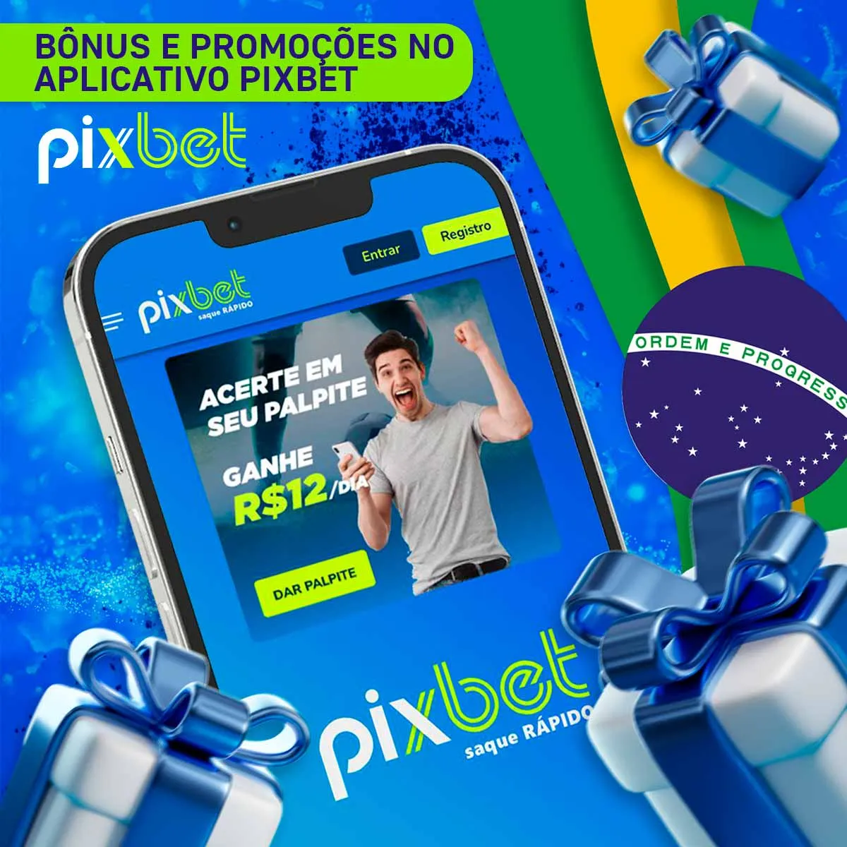 Promoções e bónus na aplicação móvel Pixbet no Brasil