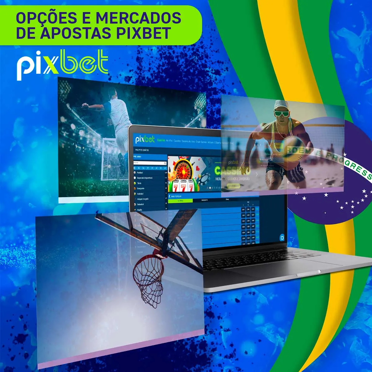 Opções de apostas e mercados Pixbet no Brasil