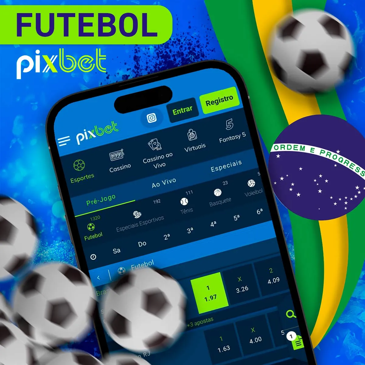 Pixbet apostas de futebol no Brasil