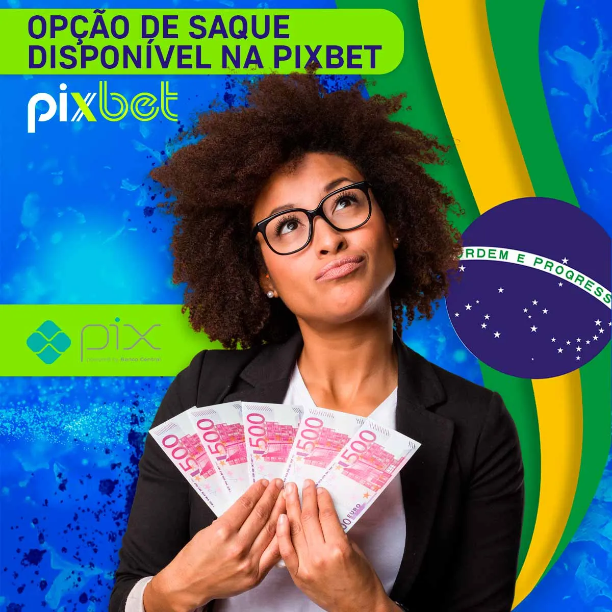 Opção de saque disponível na casa de apostas Pixbet no Brasil