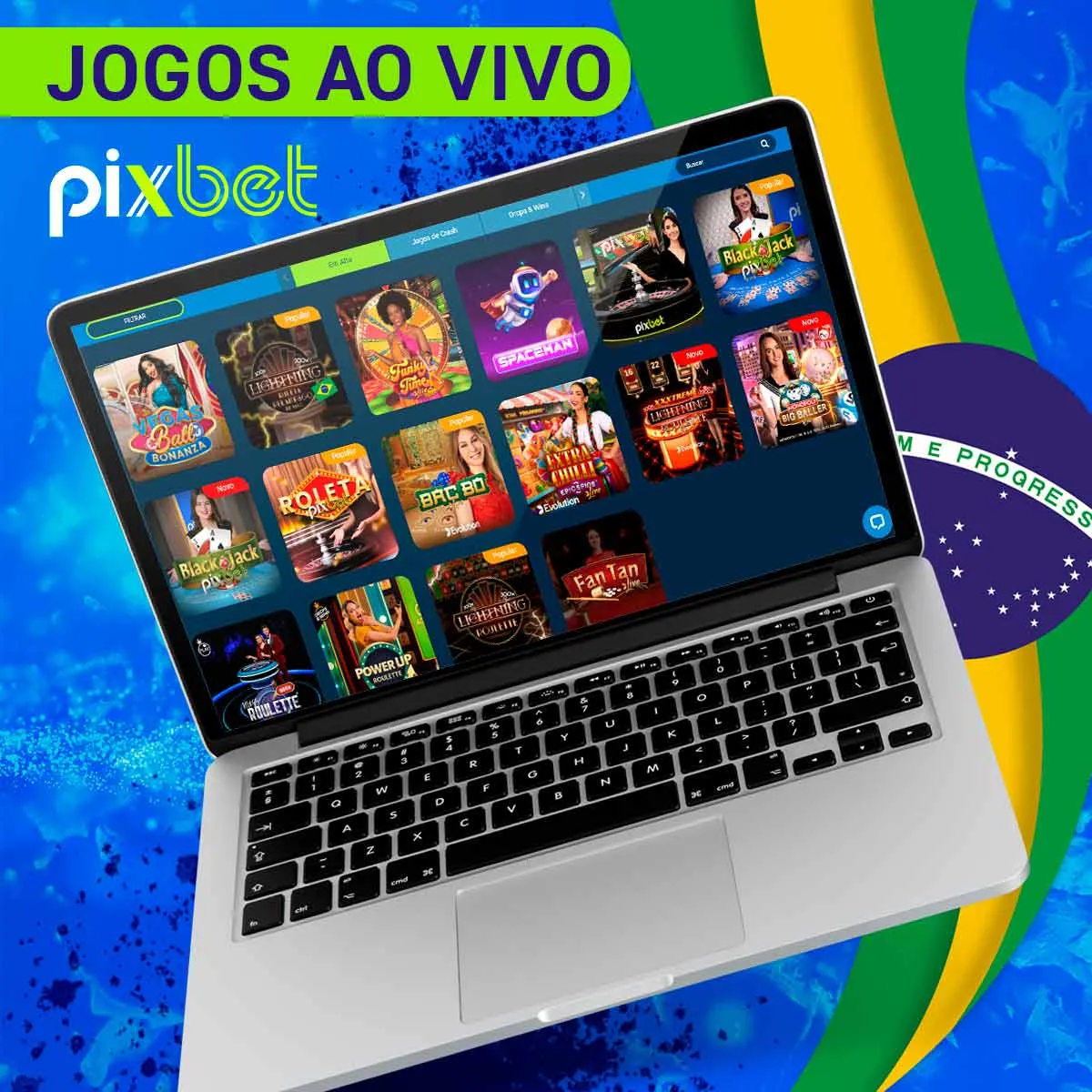 Jogos ao vivo popular na casa de apostas Pixbet no Brasil