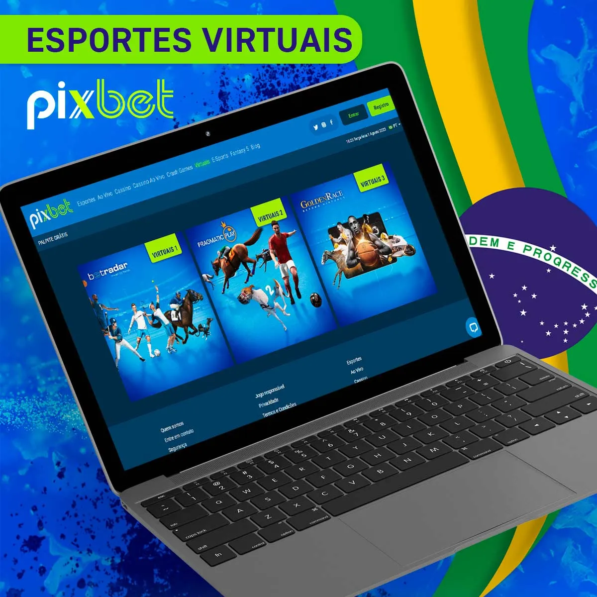 Desportos virtuais na loja de apostas Pixbet no Brasil