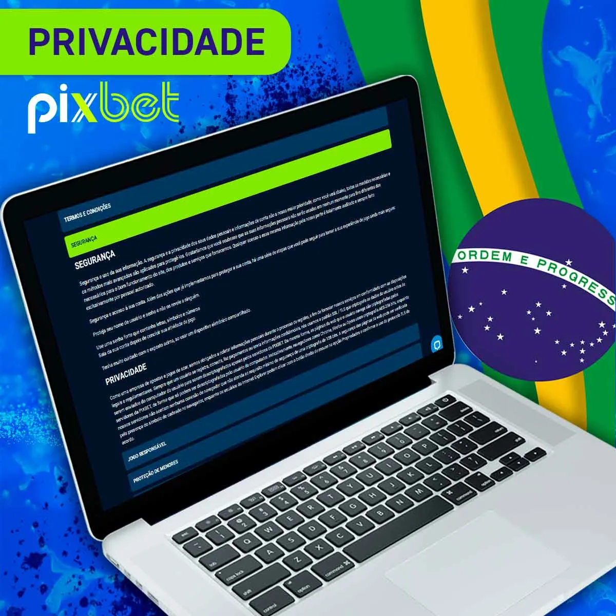 Privacidade na casa de apostas Pixbet no Brasil